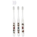 Skater Clear Toothbrush Set of 3 Mickey & Friends/TBCR5T_608506