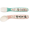 Skater Baby Spoon/Fork Set Mickey & Friends Retro/SFB2_614880