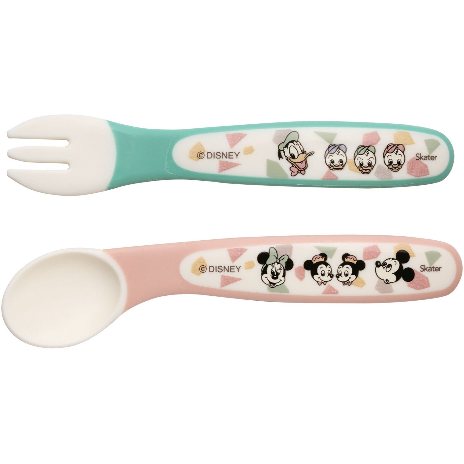 Skater Baby Spoon/Fork Set Mickey & Friends Retro/SFB2_614880