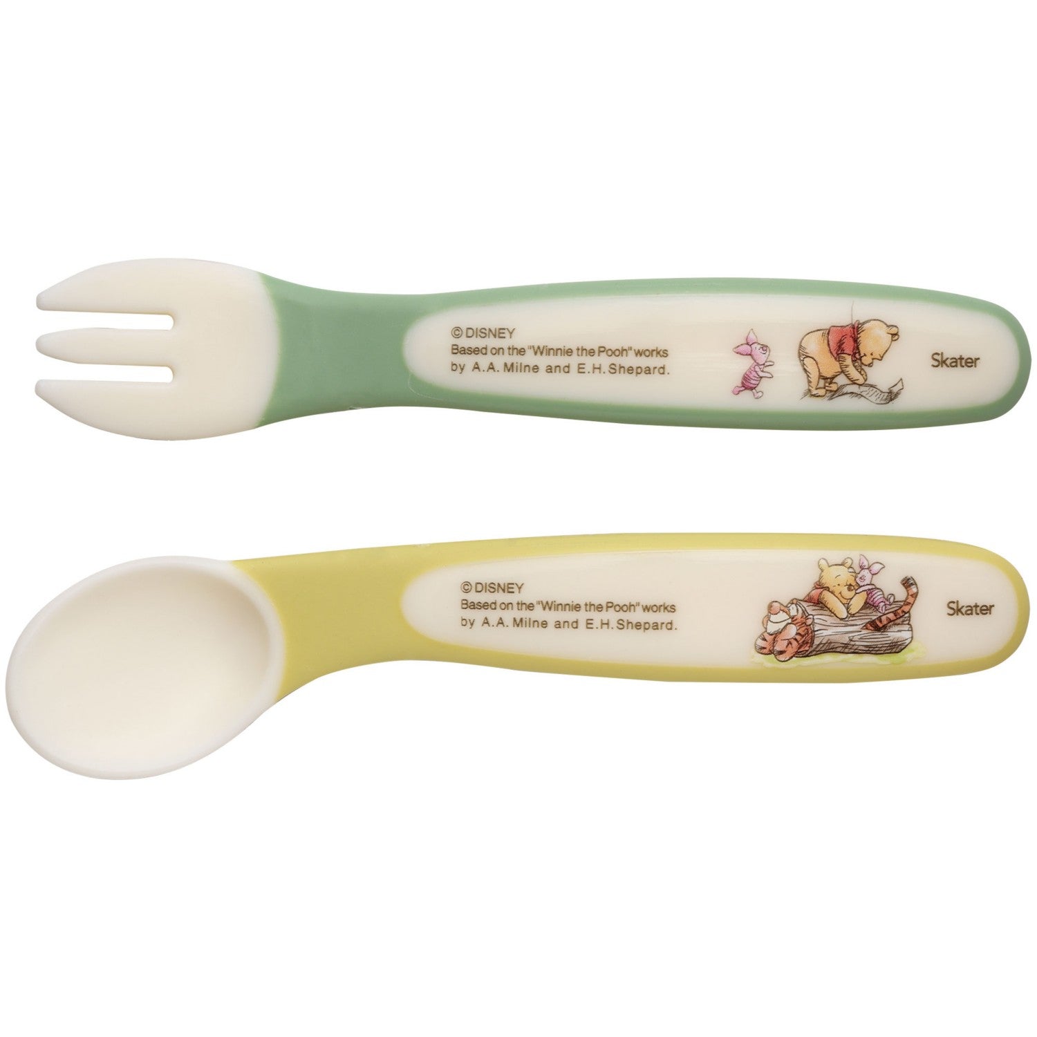 Skater Baby Spoon/Fork Set Winnie the Pooh Picnic/SFB2_615085