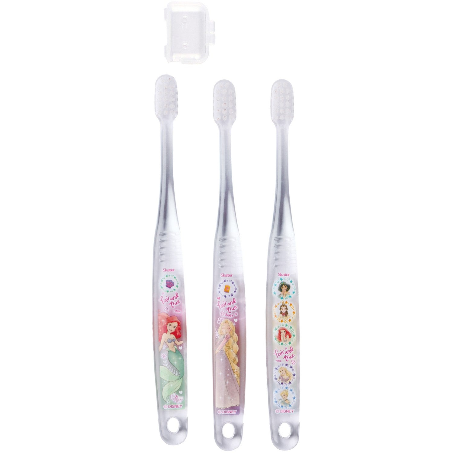 Skater Clear Toothbrush Set of 3 Princess 23/TBCR5T_630965