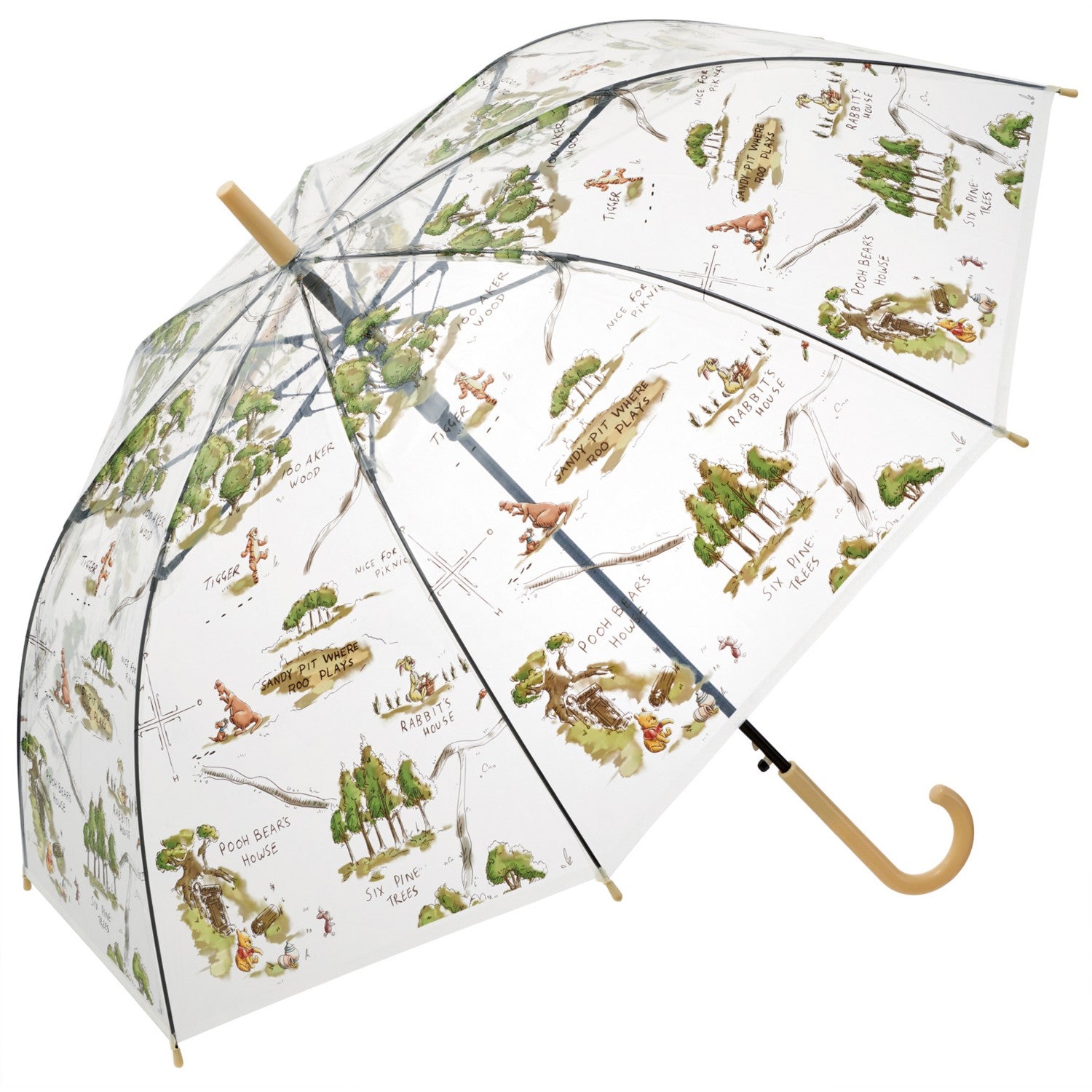 Skater vinyl umbrella 60cm Winnie the Pooh_2/UBV4_633874