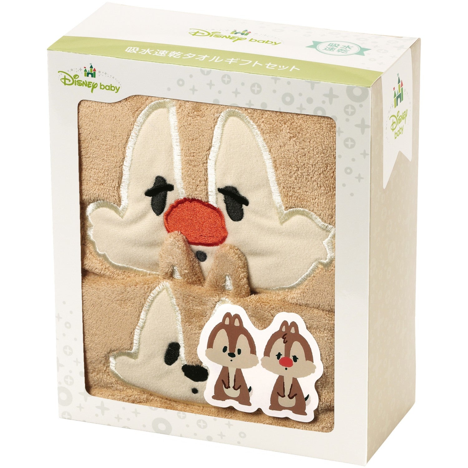 Skater Absorbent Quick Drying Towel Gift Set Chip & Dale/SET1074_661150