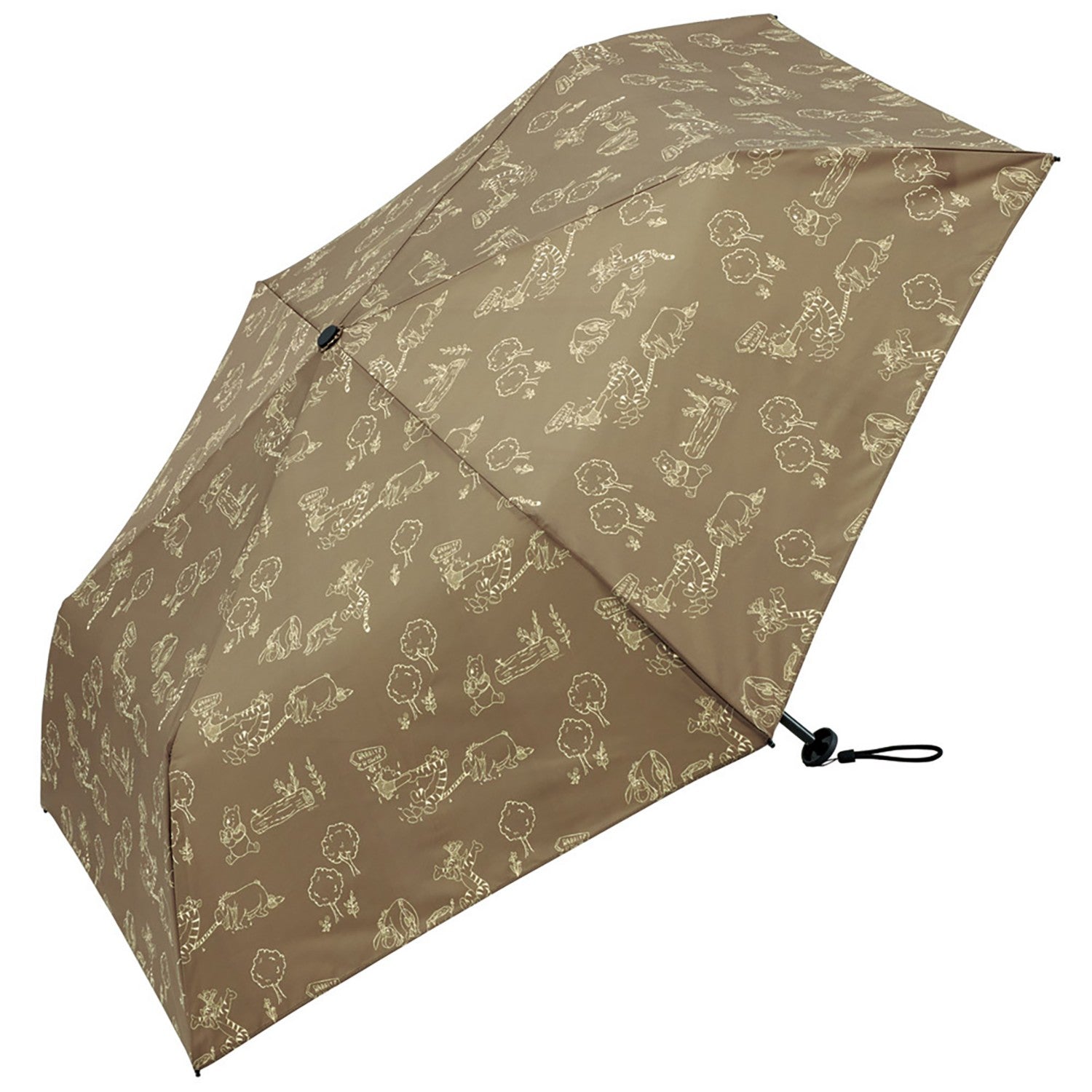 Skater lightweight super water repellent folding umbrella 50cm Winnie the Pooh/UBUWO50_666742