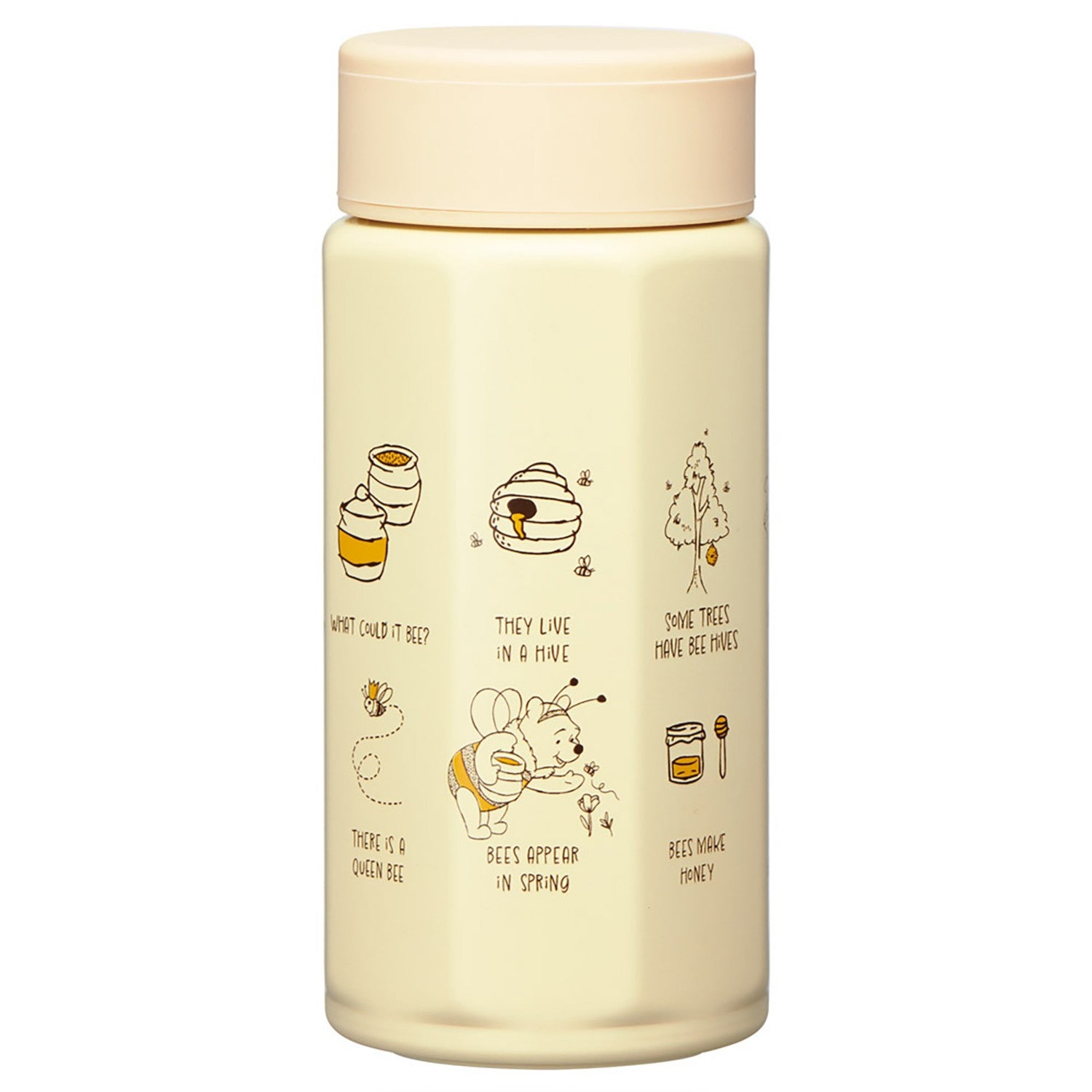 Skater Octagonal Stainless Steel Bottle 350ml Winnie the Pooh/STO4_668098