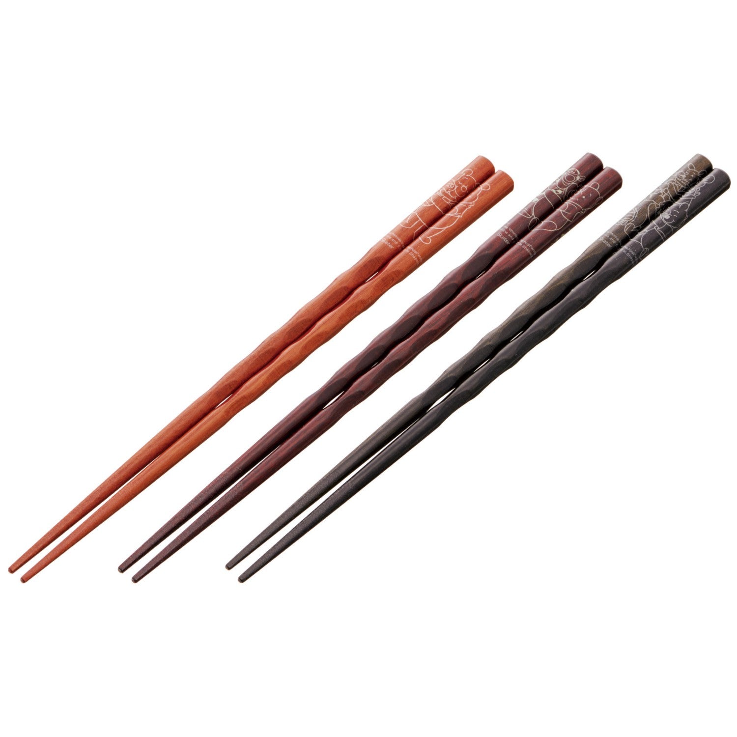 Skater Easy to hold chopsticks 3P Winnie the Pooh/ANEN45T_670077