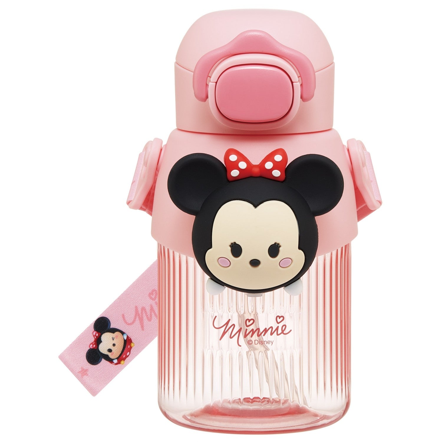 Skater Mascot Straw Bottle Tsum Tsum Minnie/PMSHP6_673474