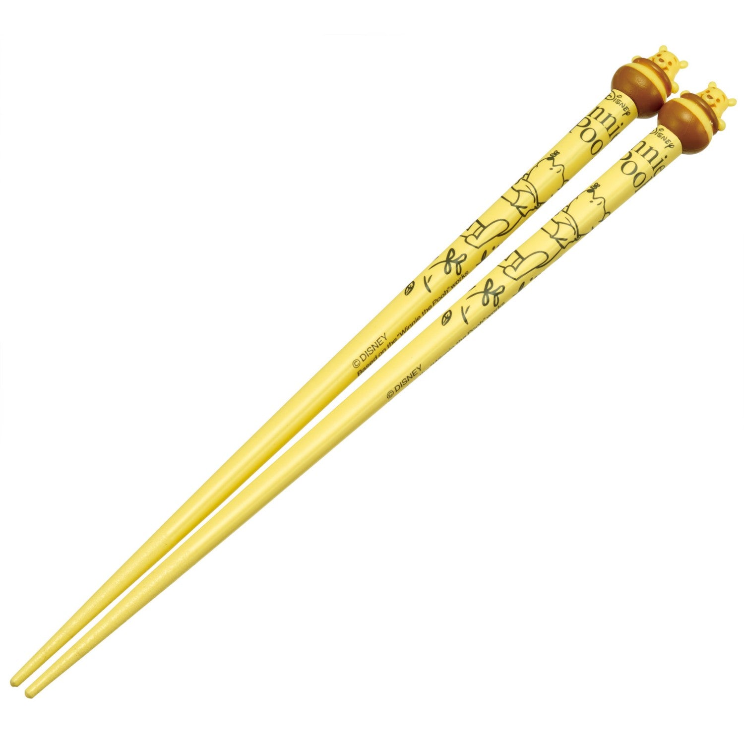 Skater painted chopsticks with mascot Winnie the Pooh/AND45_674624