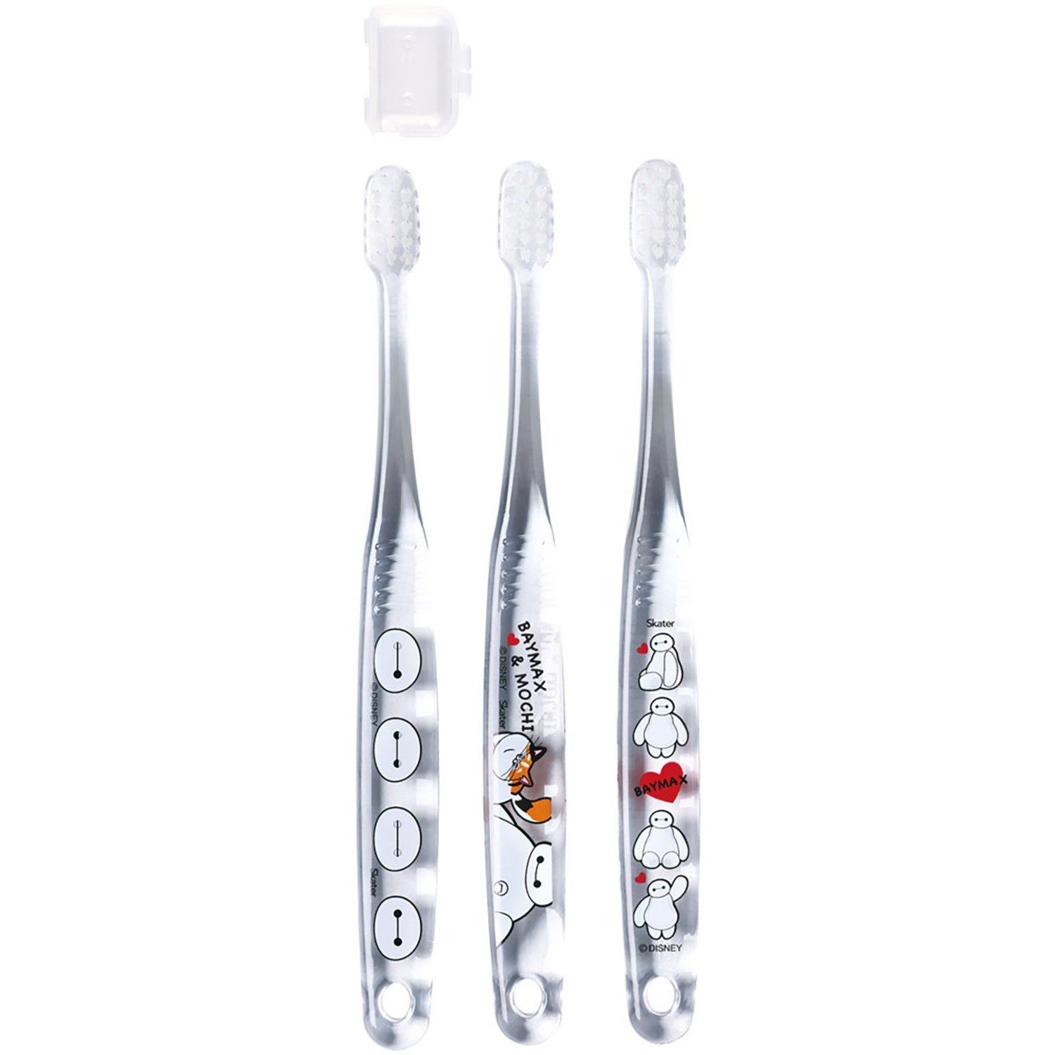 Skater Clear Toothbrush Set of 3 Baymax/TBCR5T_677106
