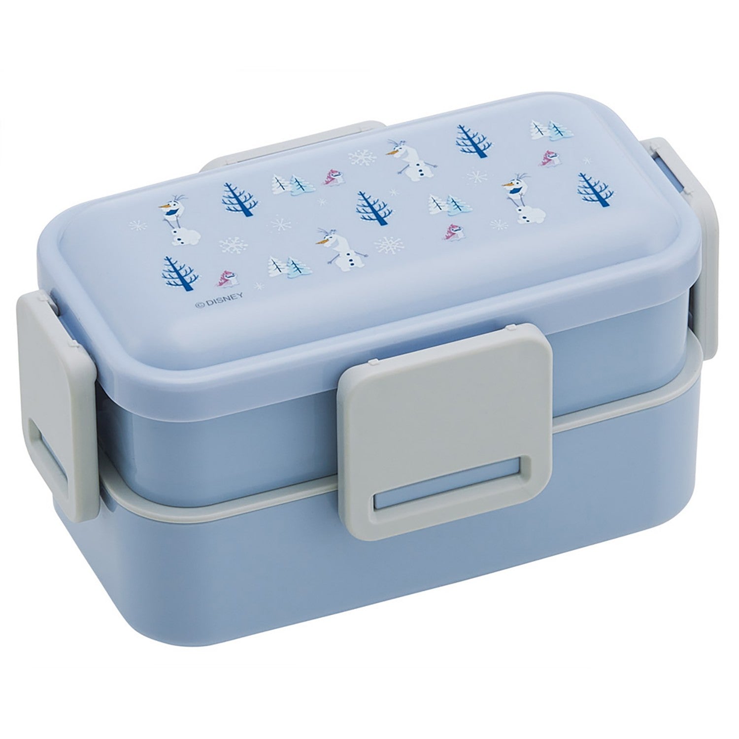 Skater Antibacterial 2 Tier Fluffy Lunch Box Olaf/PFLW4AG_677649