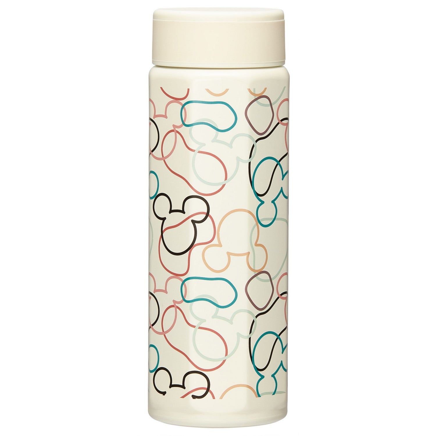 Skater Octagonal Stainless Steel Bottle 500ml Mickey Mouse Ivory/STO5_680618