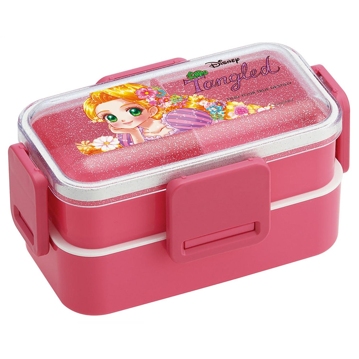 Skater antibacterial 2-tier fluffy lunch box RAPUNZEL ART COLLECTION BY SHOKO NAKAGAWA/PFLW4AG_683466