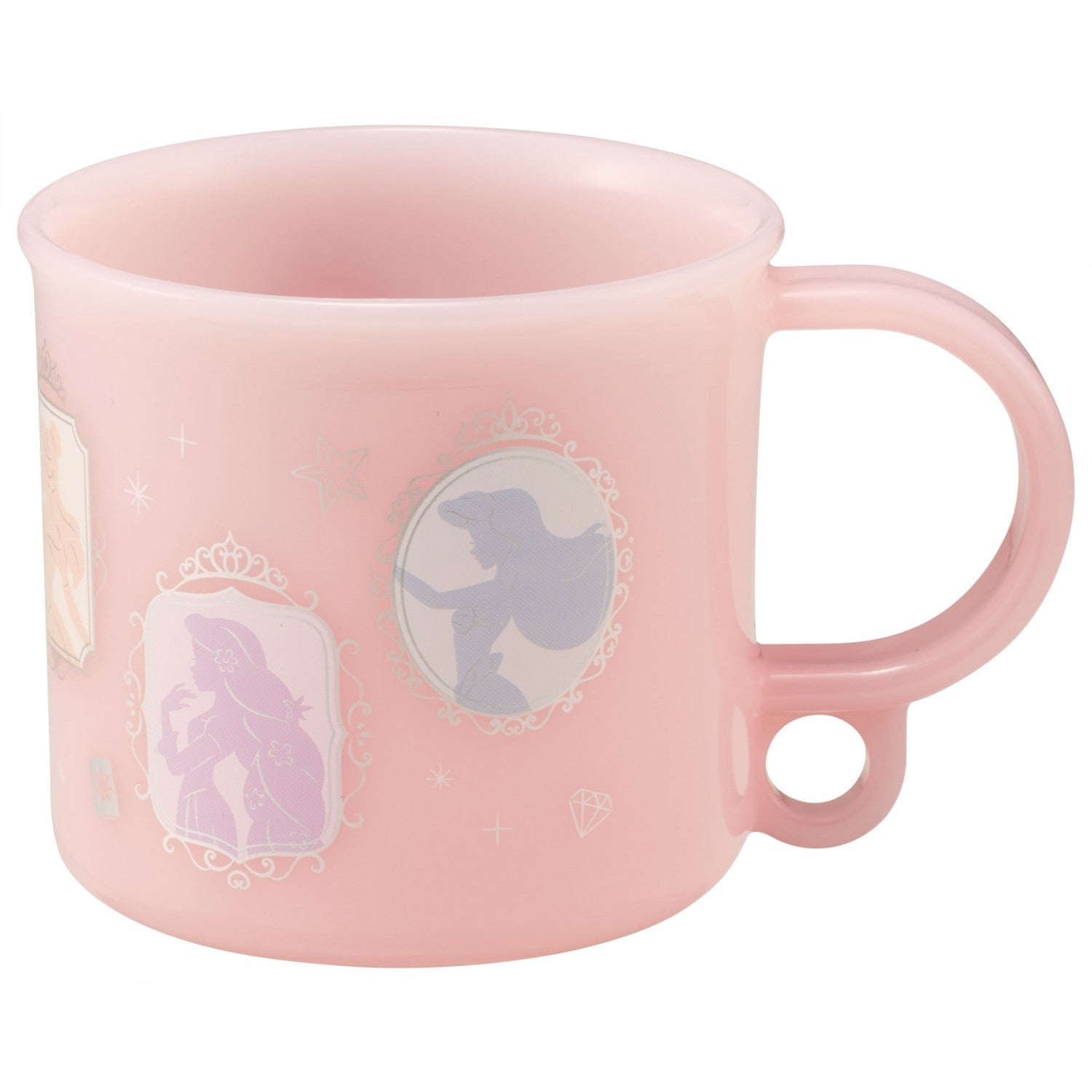 Skater Antibacterial Dishwasher Safe Plastic Cup Princess Silhouette/KE5AAG_686085