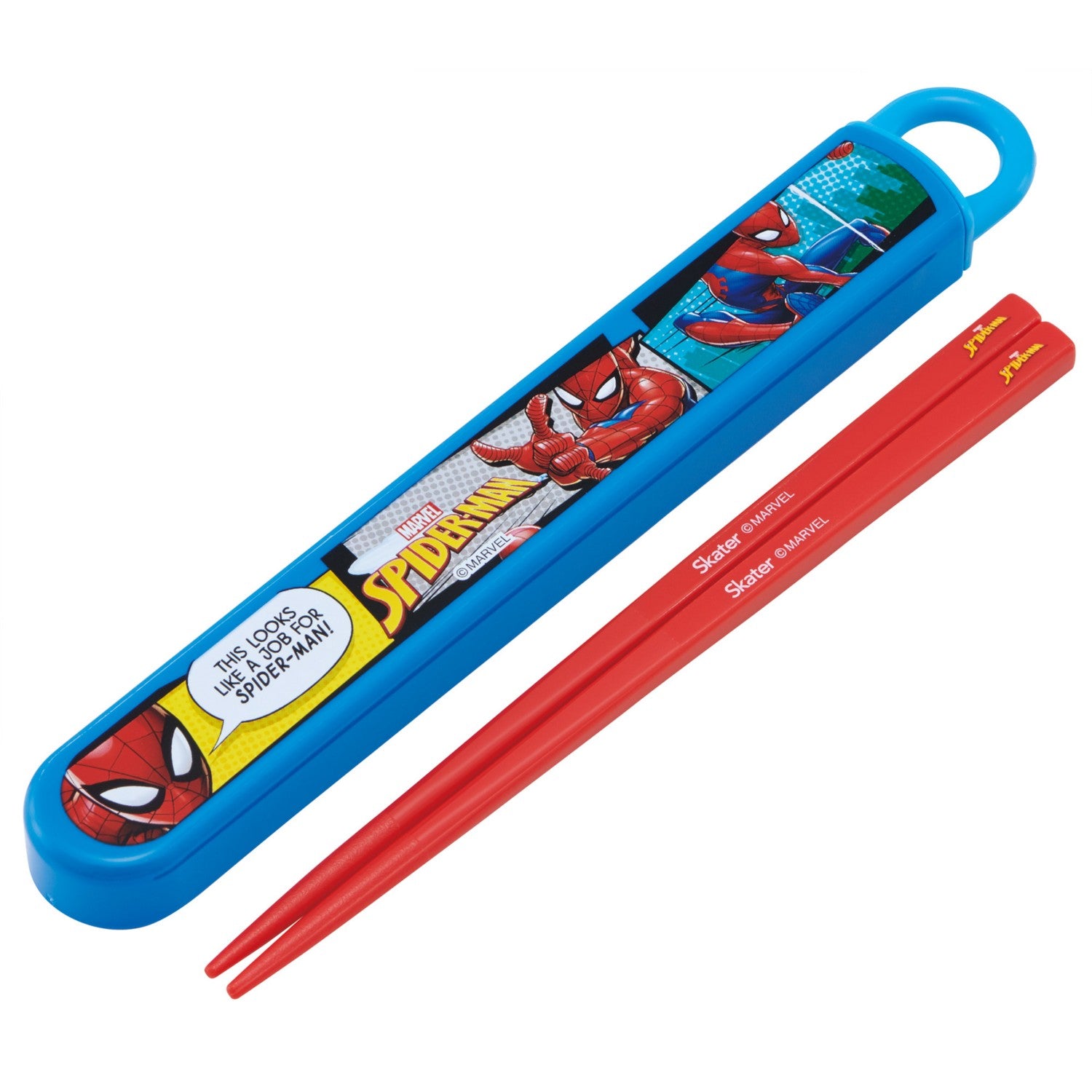 Skater Antibacterial Dishwasher Safe Chopsticks Box Set Spider-Man 25/ABS2AMAG_689406
