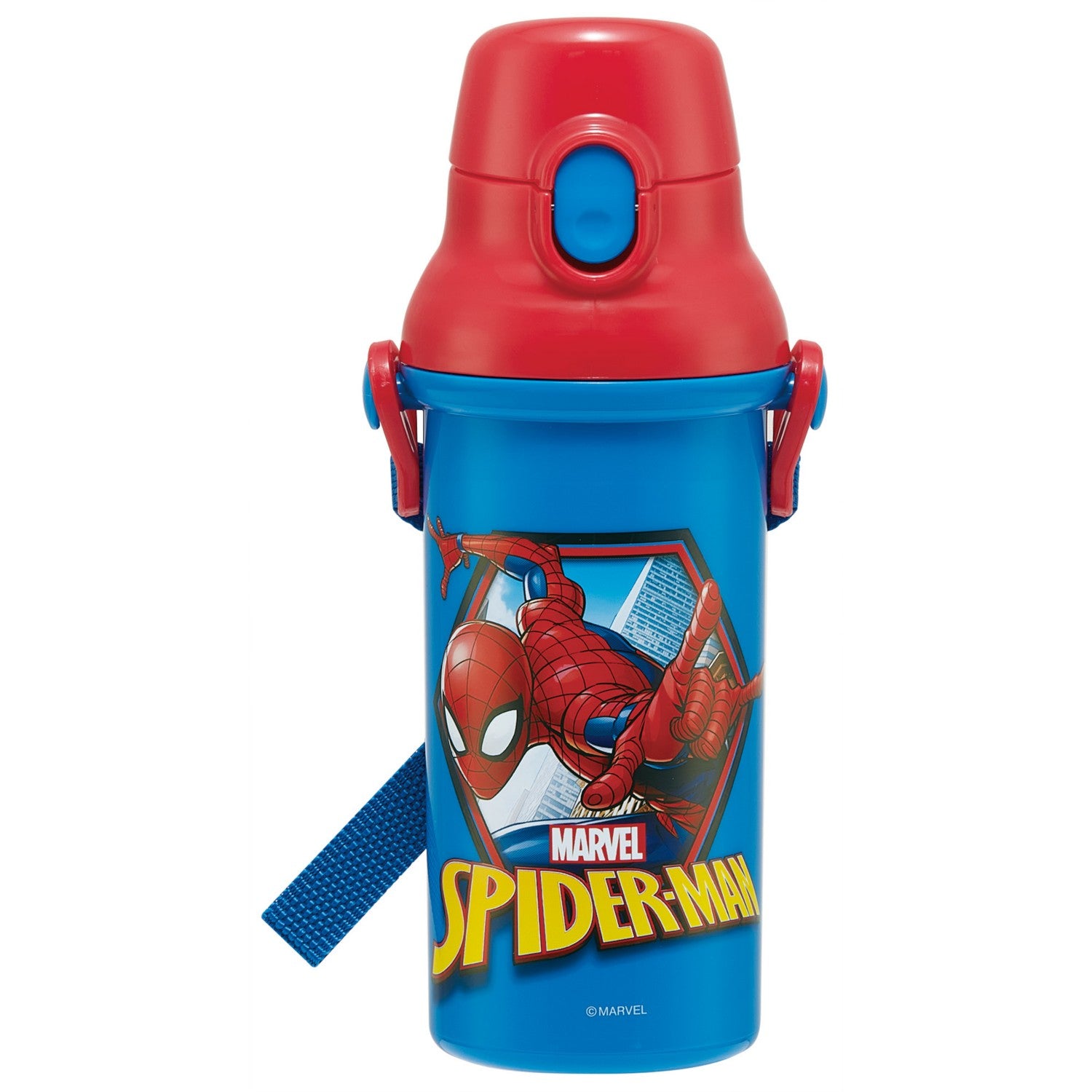 Skater Antibacterial Direct Drinking Plastic Bottle Spider-Man 25/PSB5SANAG_689444