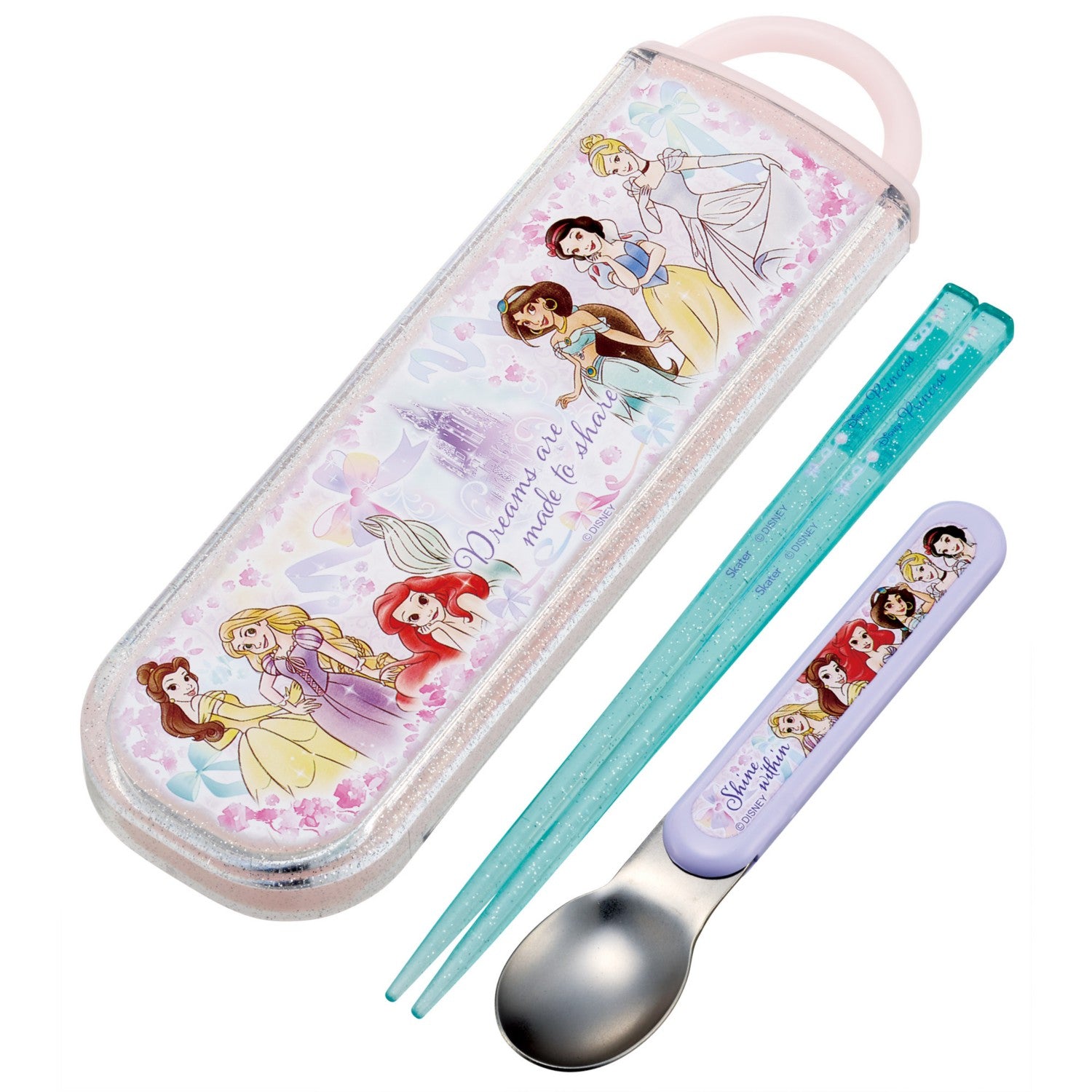 Antibacterial chopstick spoon combination set Princess 25/CCA1AG_689932/Skater
