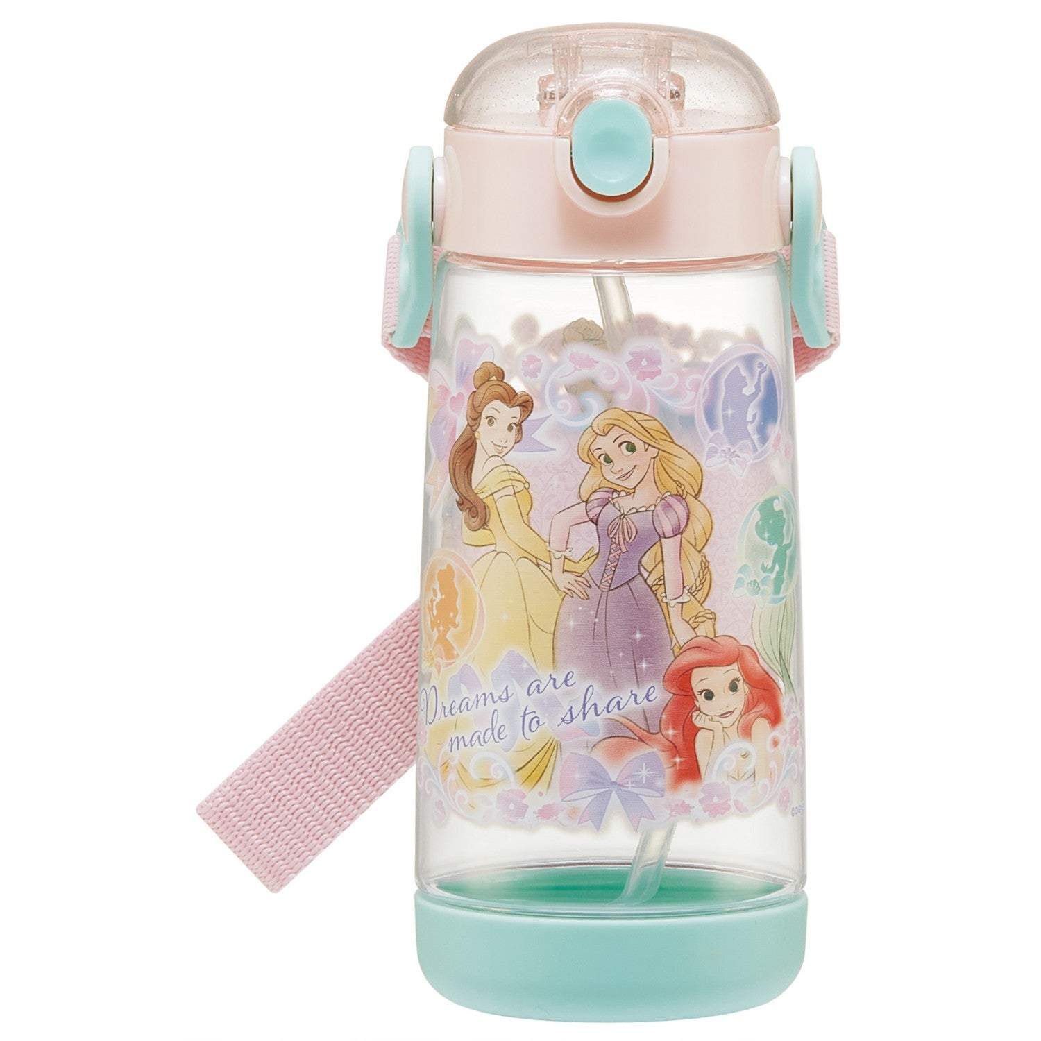 Skater One Push Straw Bottle Princess 25/PDSH5_690037