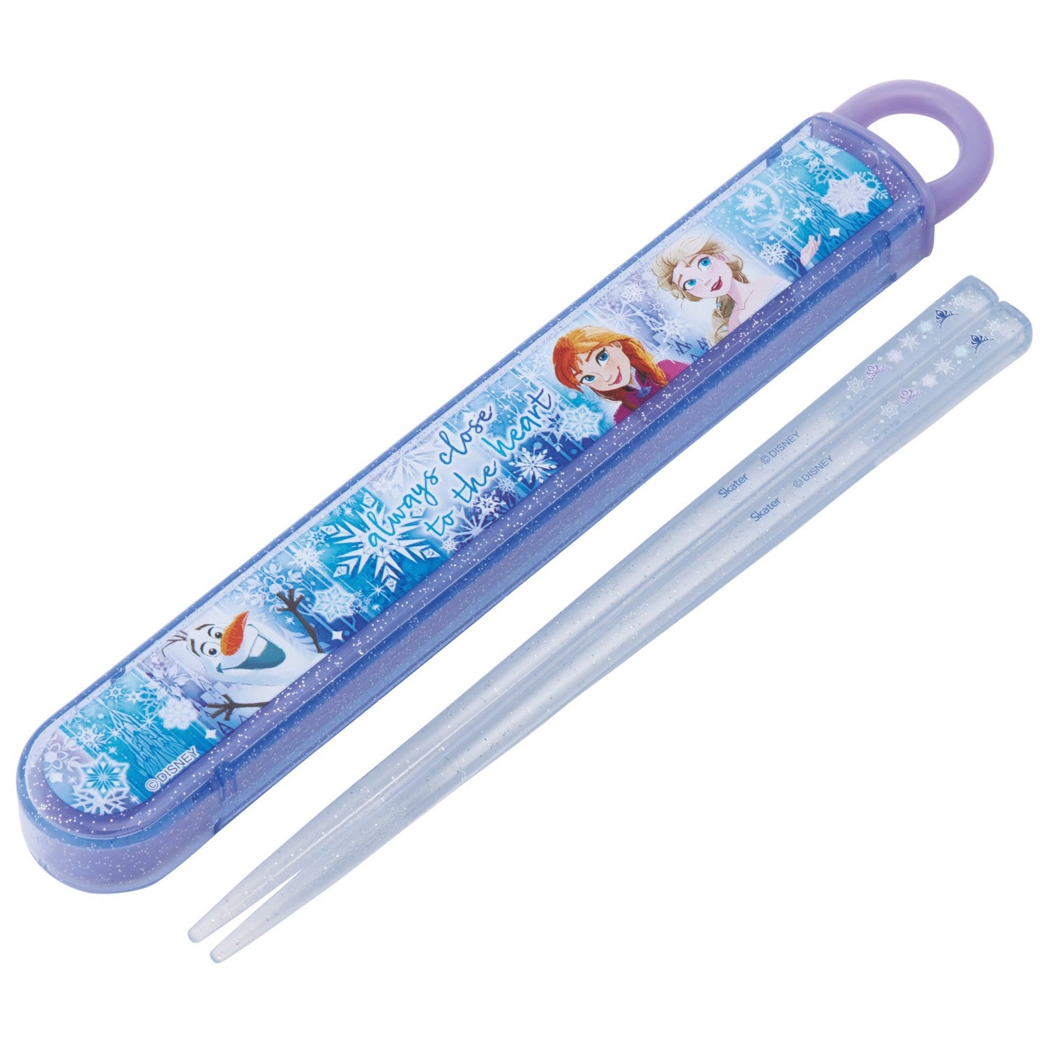 Skater Antibacterial Dishwasher Safe Chopsticks Box Set Frozen 25/ABS2AMAG_69...