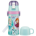 Children's Cup Drinking Straw Drinking 2WAY Stainless Steel Bottle Frozen 25/SKCP3_690341/Skater