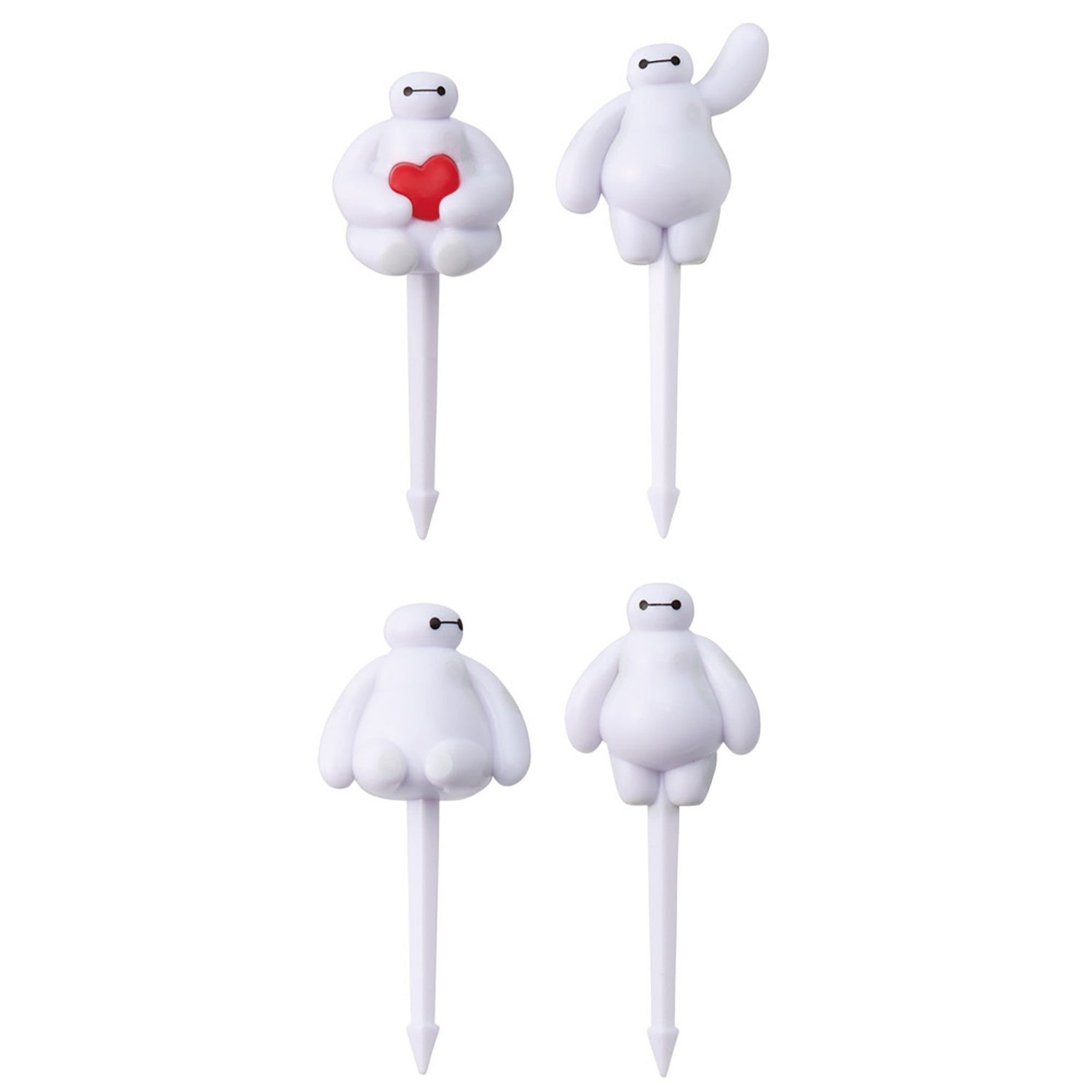 Skater Lunch Picks 4 Skewers Decoration Baymax LKP5D_69039