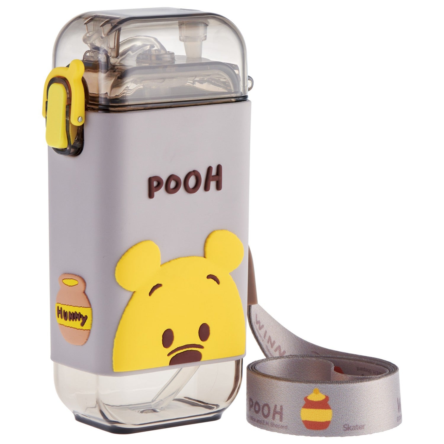 Square straw bottle (S) Winnie the Pooh/PSQ3ST_695247/Skater