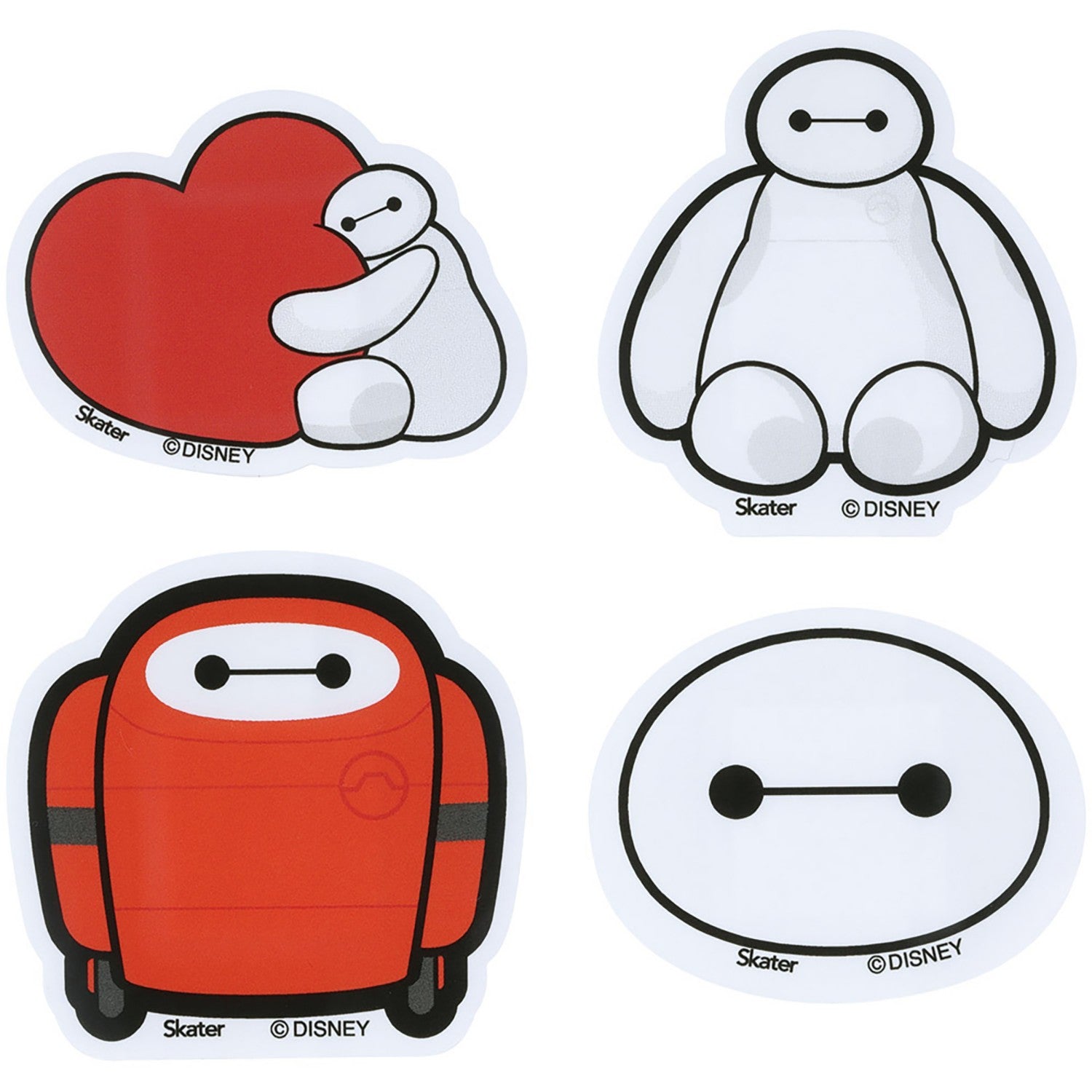 Skater Die Cut Bandage Character First Aid 20 Pieces Baymax QQBD20_70417