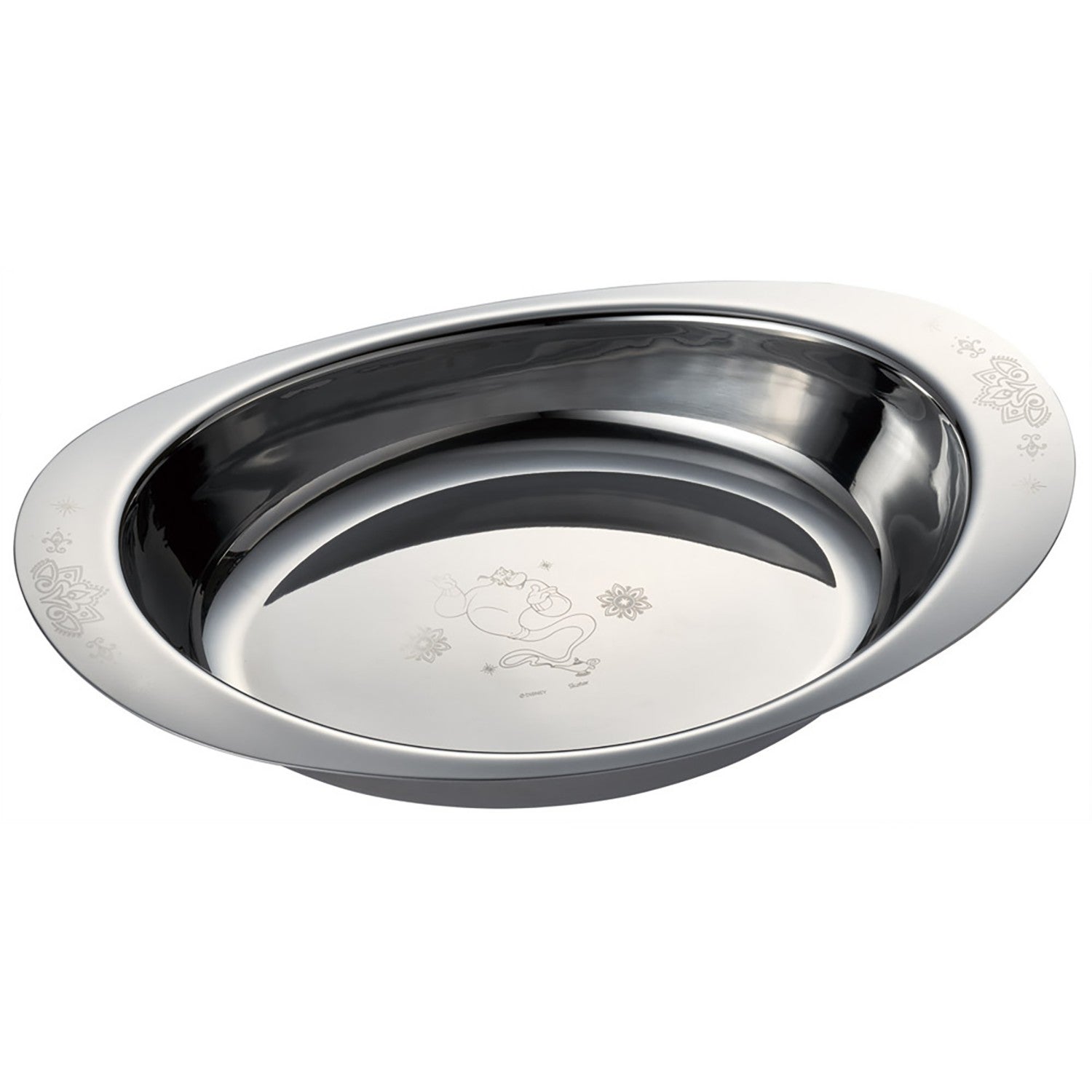 Curry Plate Dish Stainless Steel Container for Curry Dishwasher Safe Aladdin Genie Skater DSCY1_70592