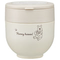 Thermal Lunch Box Bowl Shape 540ml Women's 2 Tier Lunch Jar with Folding Hand...