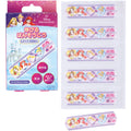 Skater Stretchable Bandage Bandage, L Size, 20 Pieces, Waterproof, Doesn't Leave Any Marks, Disney Princess, Girls, QQBG3_70923