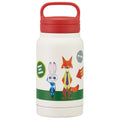 Skater Thermal/Cold Stainless Steel Mug Bottle 350ml with Screw Handle Zootopia Patch STSC4-70942