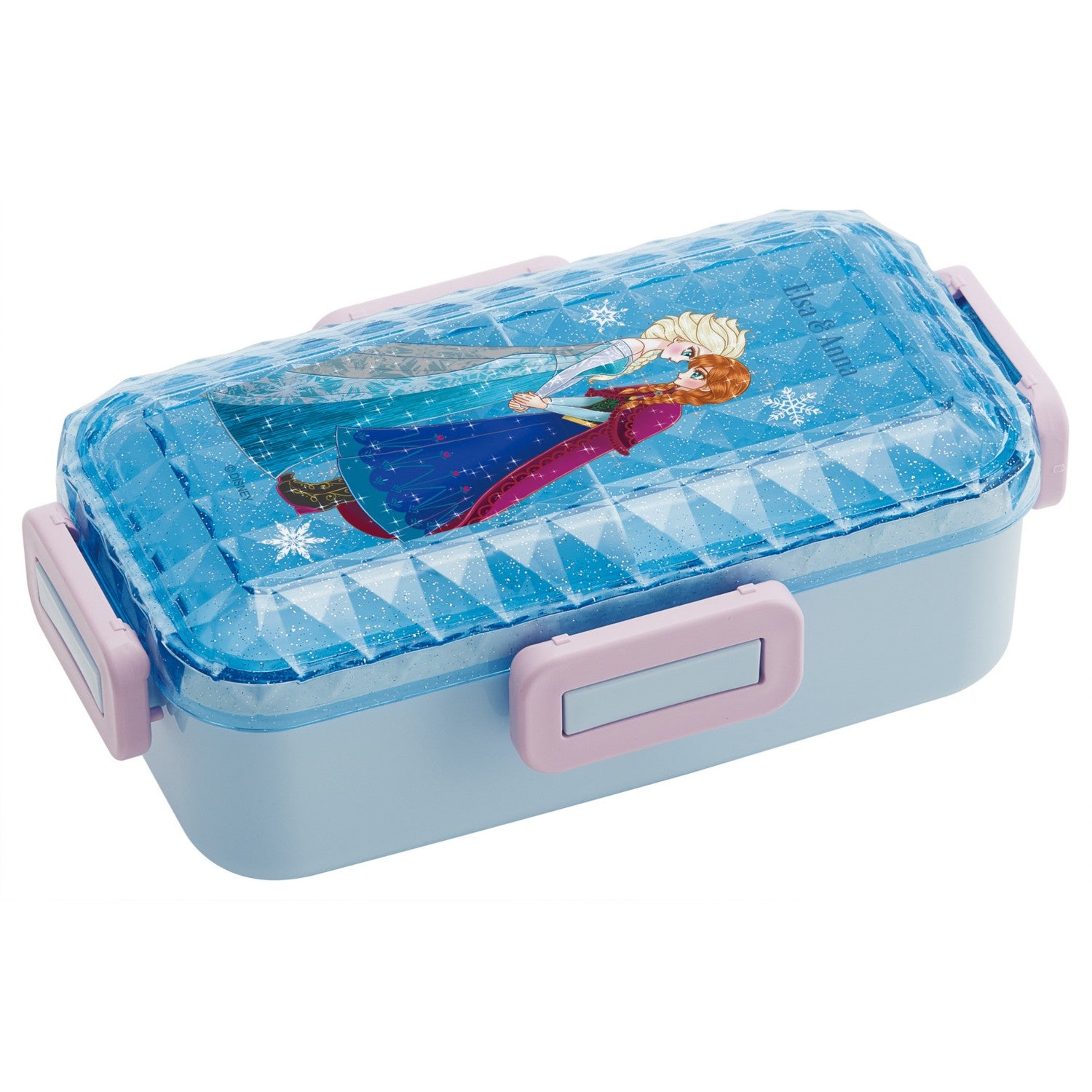 Diamond cut fluffy lid lunch box Frozen x Shoko Nakagawa/PFLB6D_709463 Skater