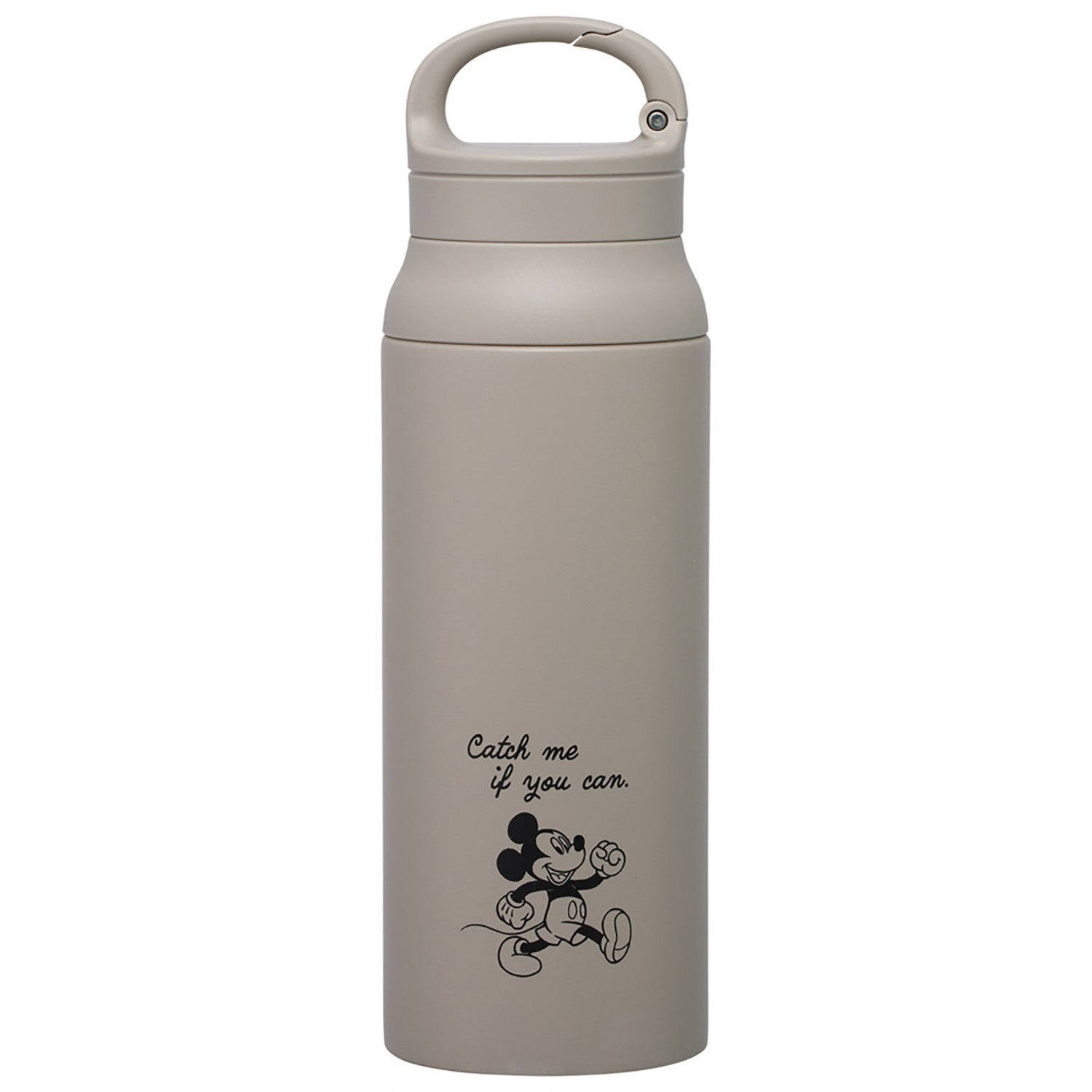 Carabiner Handle Stainless Steel Bottle Thermal/Cold Water Bottle 600ml Vacuum Double Walled Mickey Mouse Simple Logo Skater STBC6_71117
