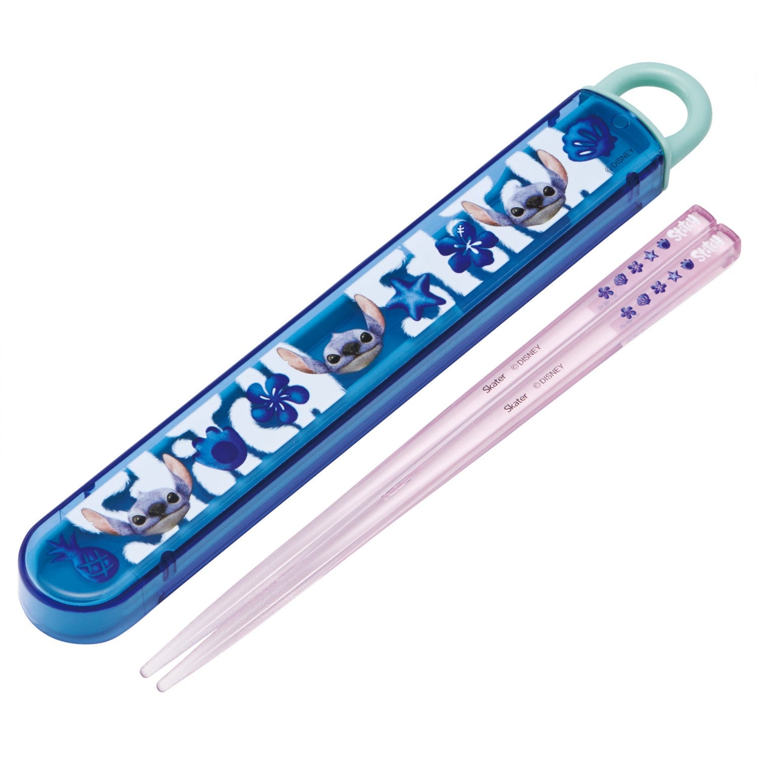 Antibacterial dishwasher safe chopsticks/chopstick box set Lilo & Stitch/ABS2AMAG_711190/Skater
