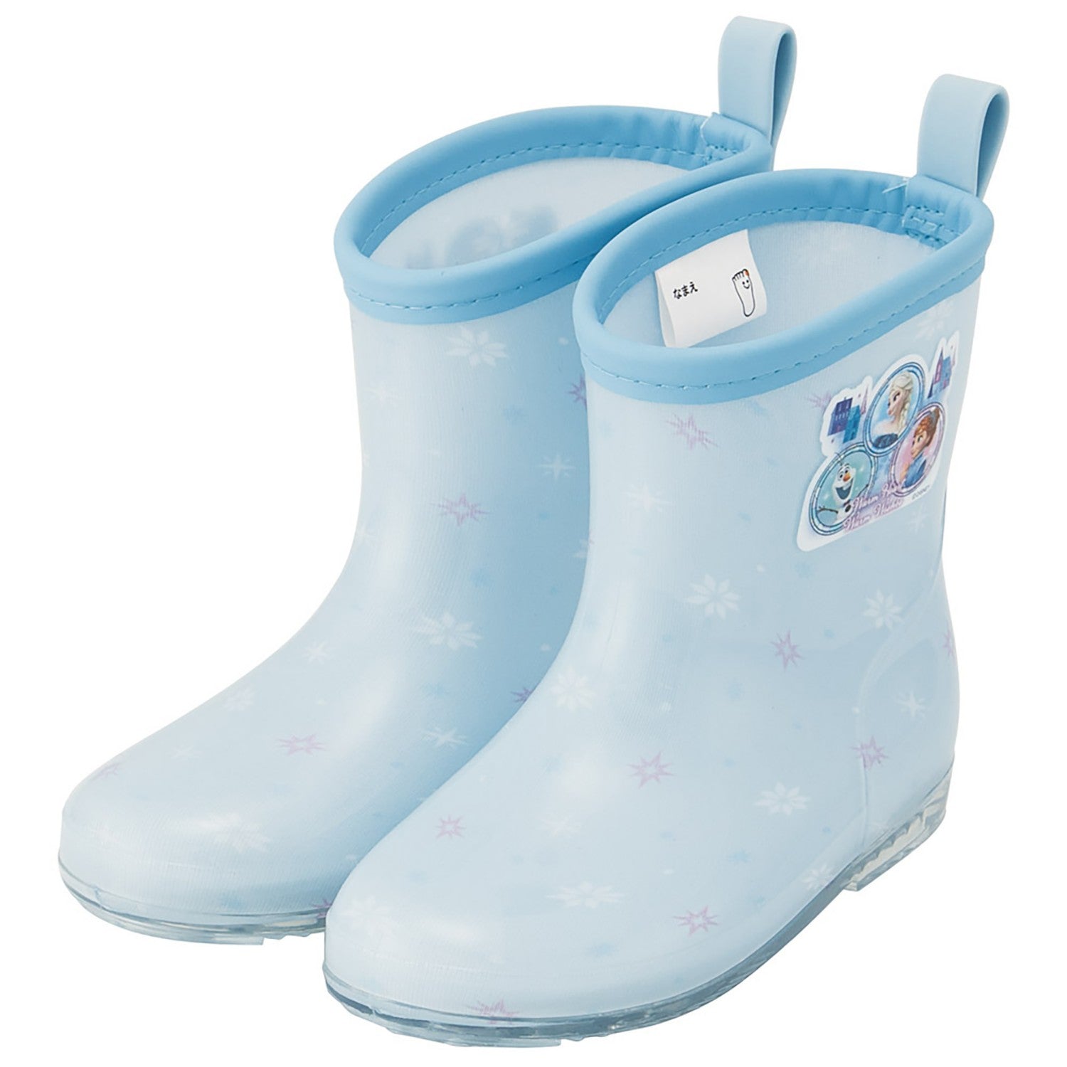 Skater Rain Boots Shoes Boots 17cm for Children with Reflective Tape Frozen Girls RIBT17_71540