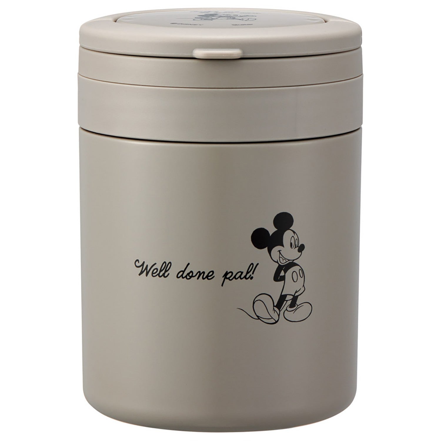 Thermal/Cold Soup Jar Large Capacity 500ml with Folding Handle Mickey Mouse Simple Logo Skater LJFO5_71675
