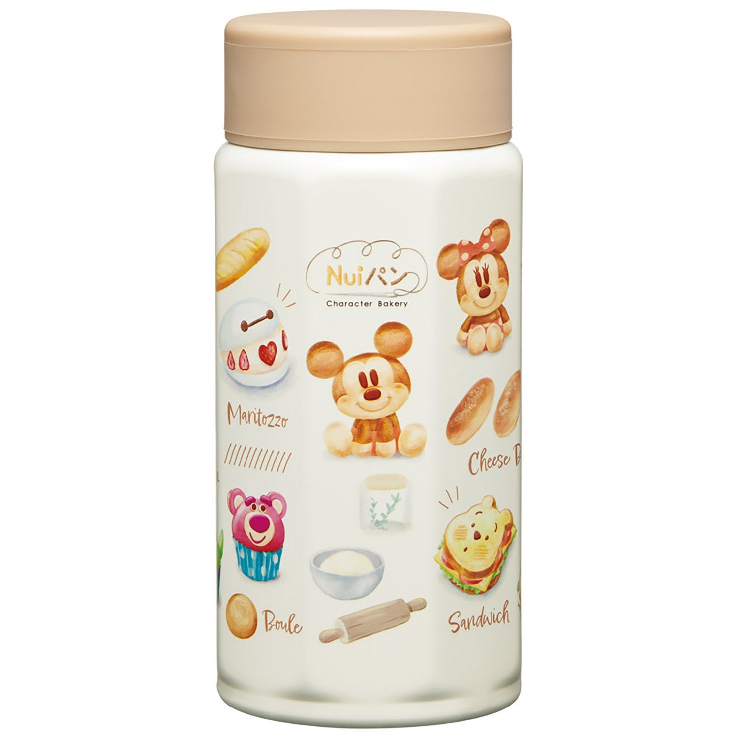 Skater Stainless Steel Mug Bottle Octagonal Water Bottle 350ml Thermal Insulation Nui Pan Skater_STO4_71743