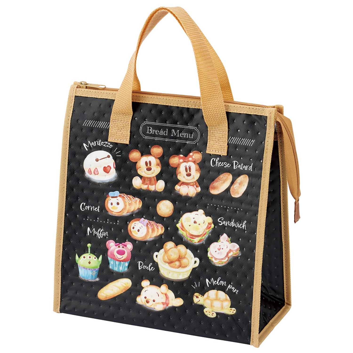 Lunch bag non-woven cold bag 26.5 x 27cm Nui bread skater FBC1_71755