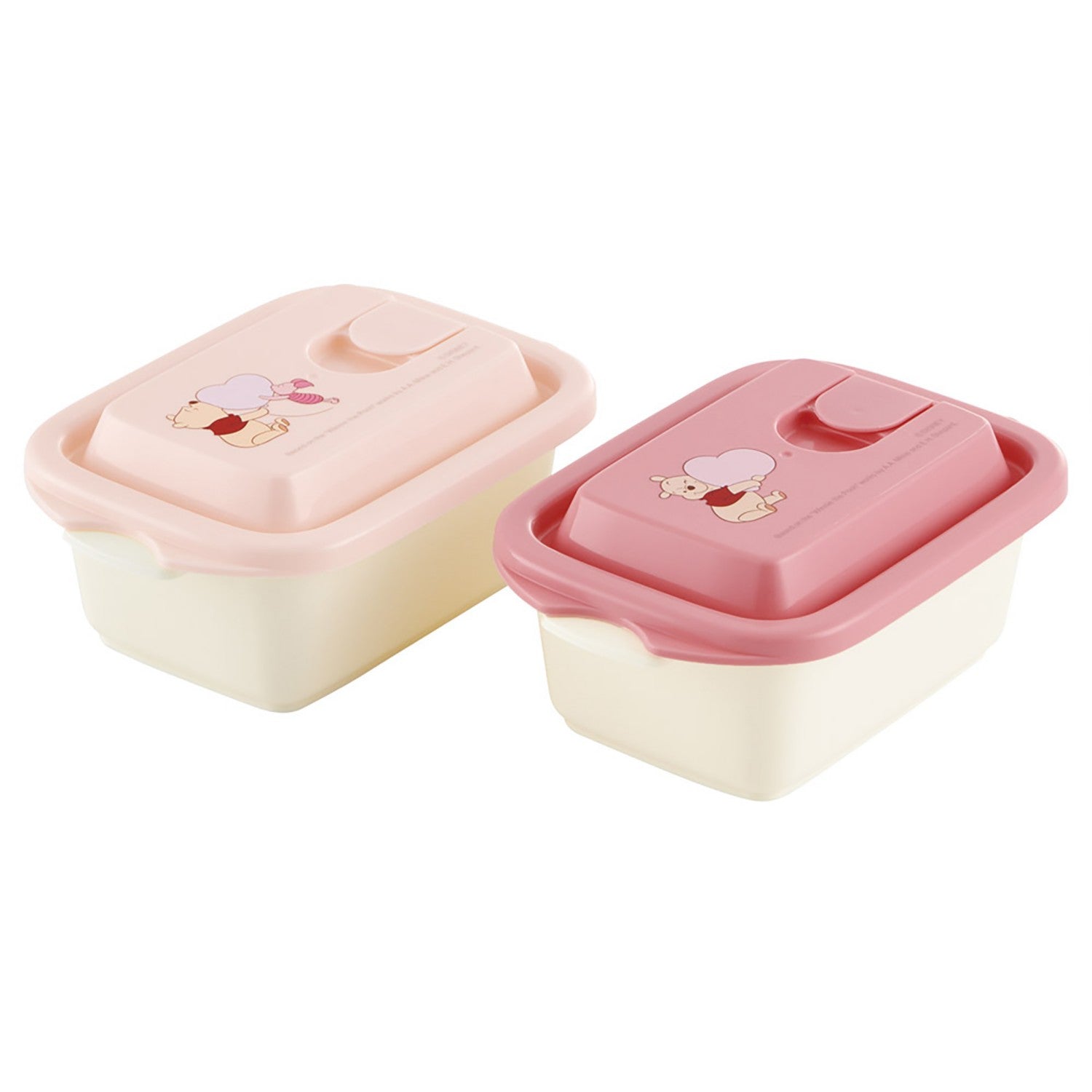 Air Bubble Fluffy Storage Container Seal Container 300ml Set of 2 Winnie the Pooh HUG&HEART Skater FCNF1W_71853