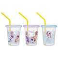 Tumbler with straw 230ml Set of 3 Made in Japan Frozen 26 Girls Skater SIH2ST...