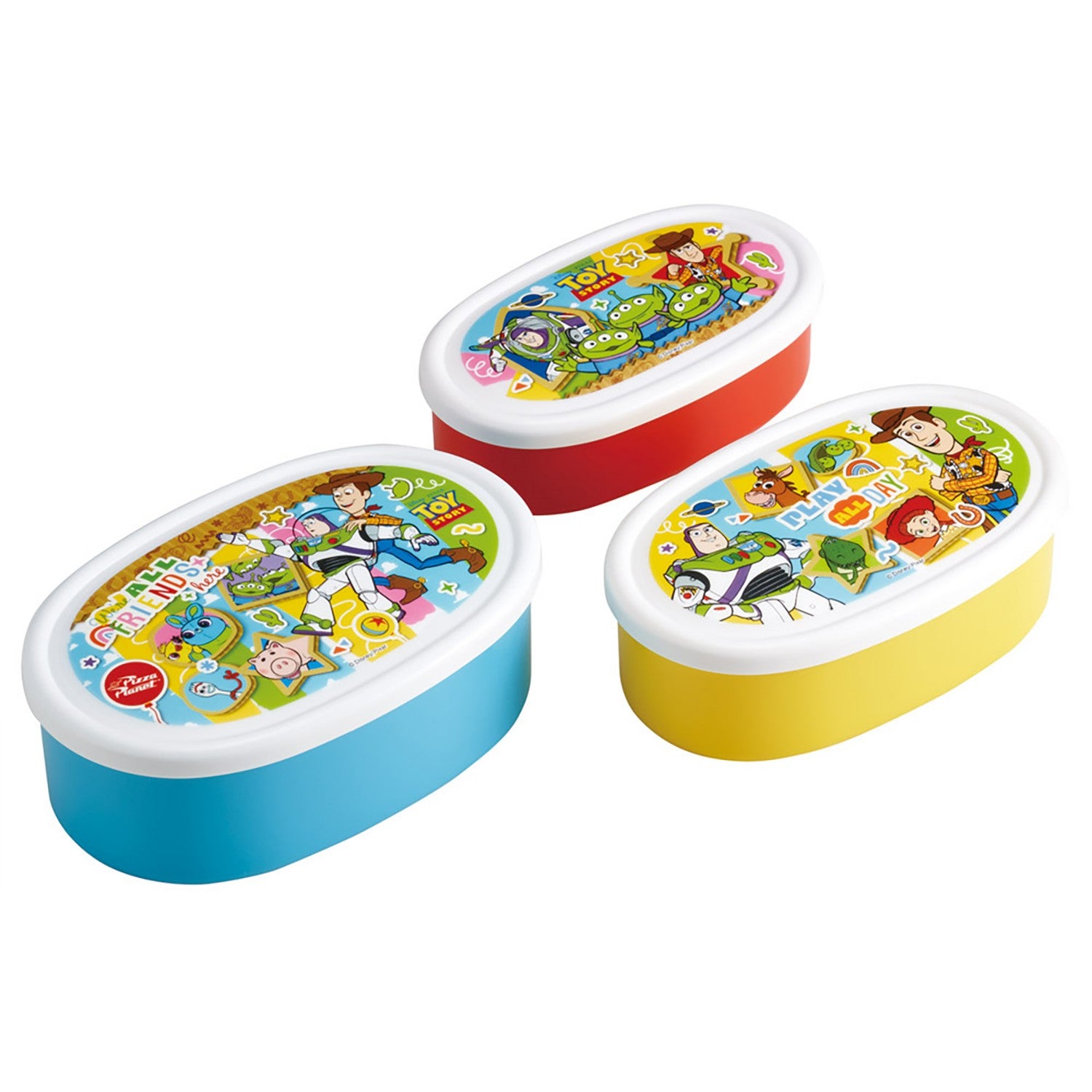 Seal Container Storage Container Set of 3 Bento Box Lunch Box Made in Japan Toy Story 26 Skater SRS3S_72191