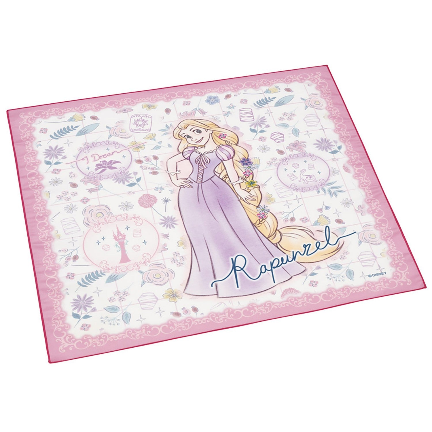 Children's lunch box lunch cloth 43 x 43 cm Made in Japan Rapunzel on the Tower 26 Girls Skater KB4SN_72204
