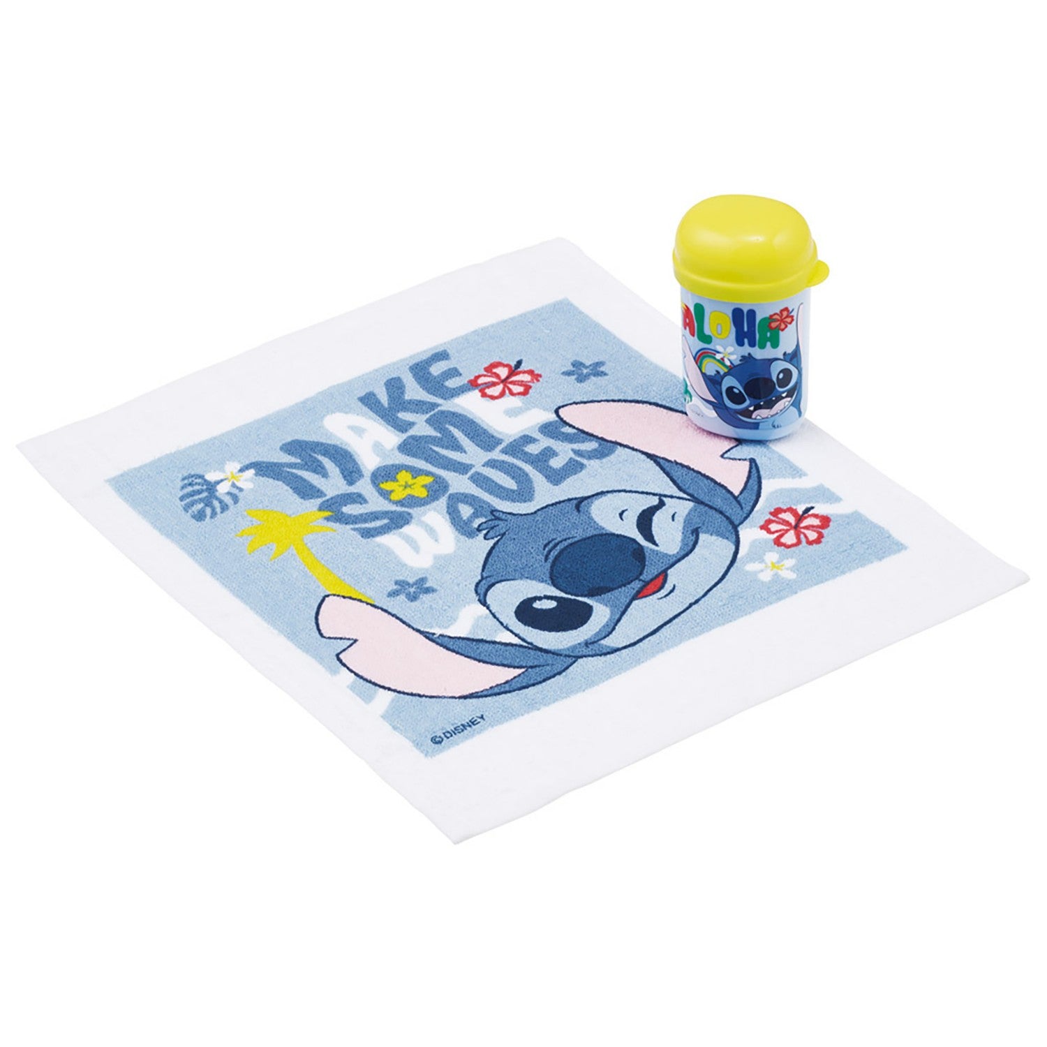 Wet towel set with towel case made in Japan Lilo & Stitch 26 Skater OA4_72221