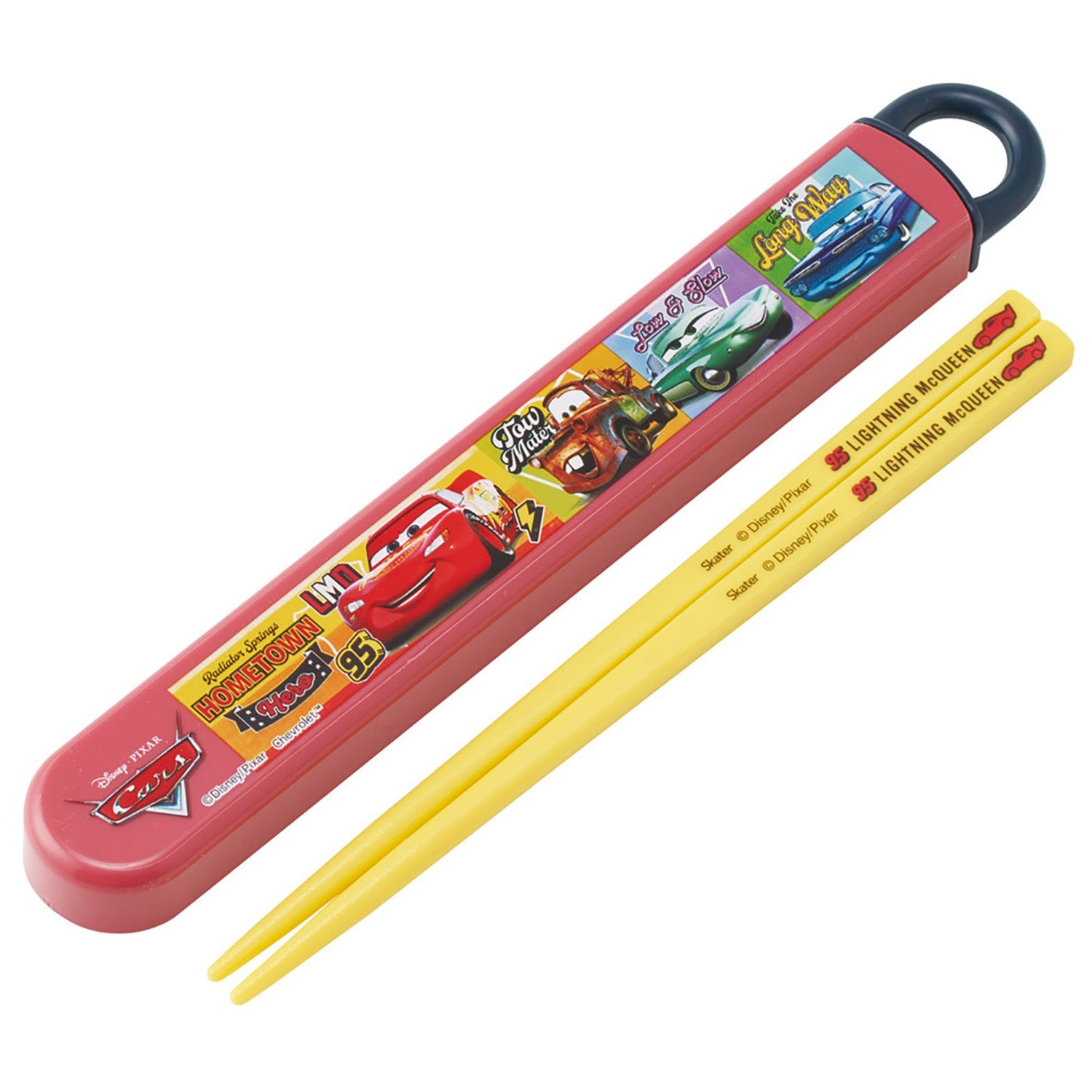 Chopsticks Chopstick Box Set for Children Lunch Box 16.5cm Made in Japan Dishwasher Safe Sliding Type Cars 26 Boys Skater ABS2AM_72233