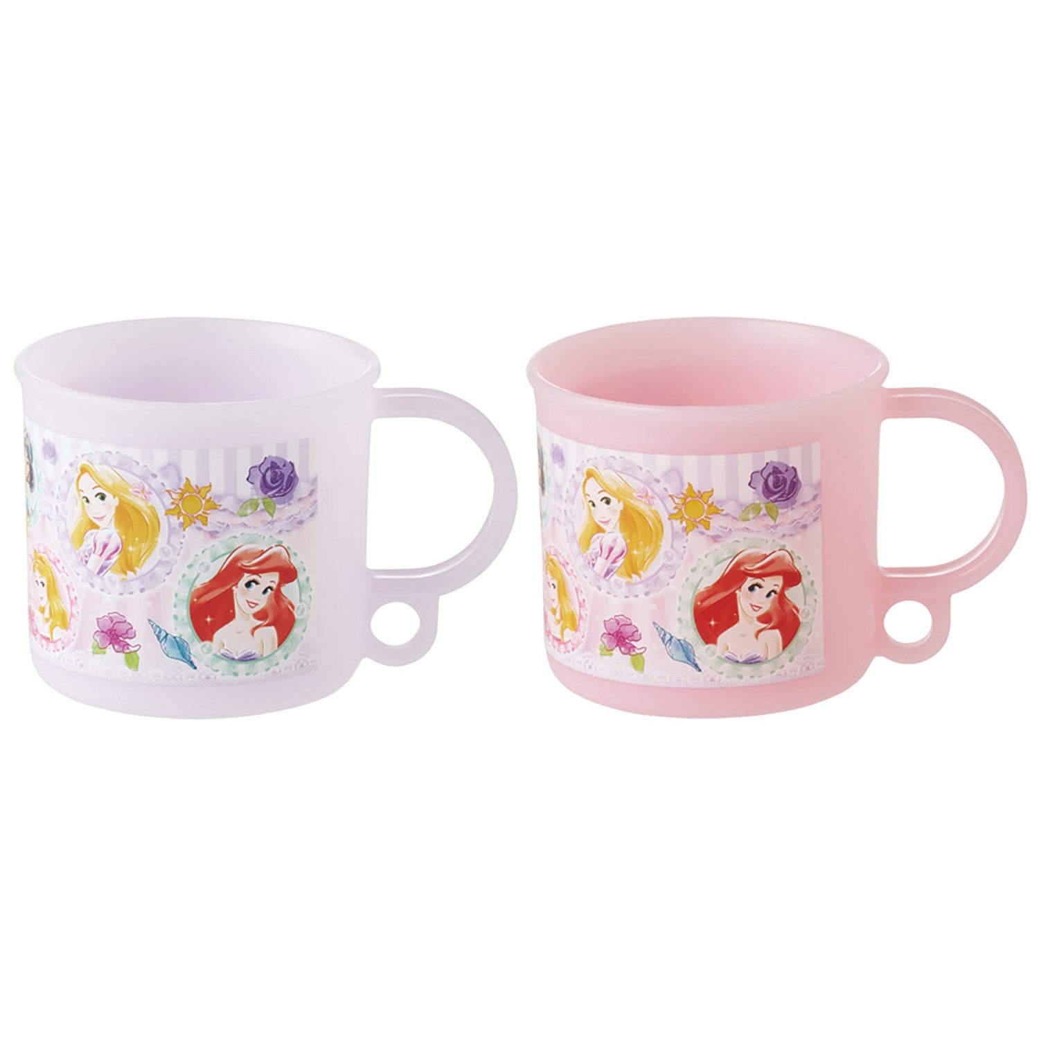 Skater Cup 200ml for Children Set of 2 Plastic Cups Dishwasher Safe Made in Japan Disney Princess 26 Girls Skater_KE5AW_72409