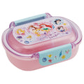 Bento Box, Easy to Wash, Lunch Box, Fluffy Lid for Children, 360ml, Microwave Safe, Dishwasher Safe, Made in Japan, Disney Princess 26, Girls, Skater, QTAF2BA_72410