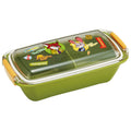 Skater Bento Box Biomass Easy to Wash Lunch Box 1 Tier 530ml Fluffy Dome Lid Dishwasher Safe Microwave Safe Made in Japan Zootopia Vintage Patch Skater_PTLB6B_72727