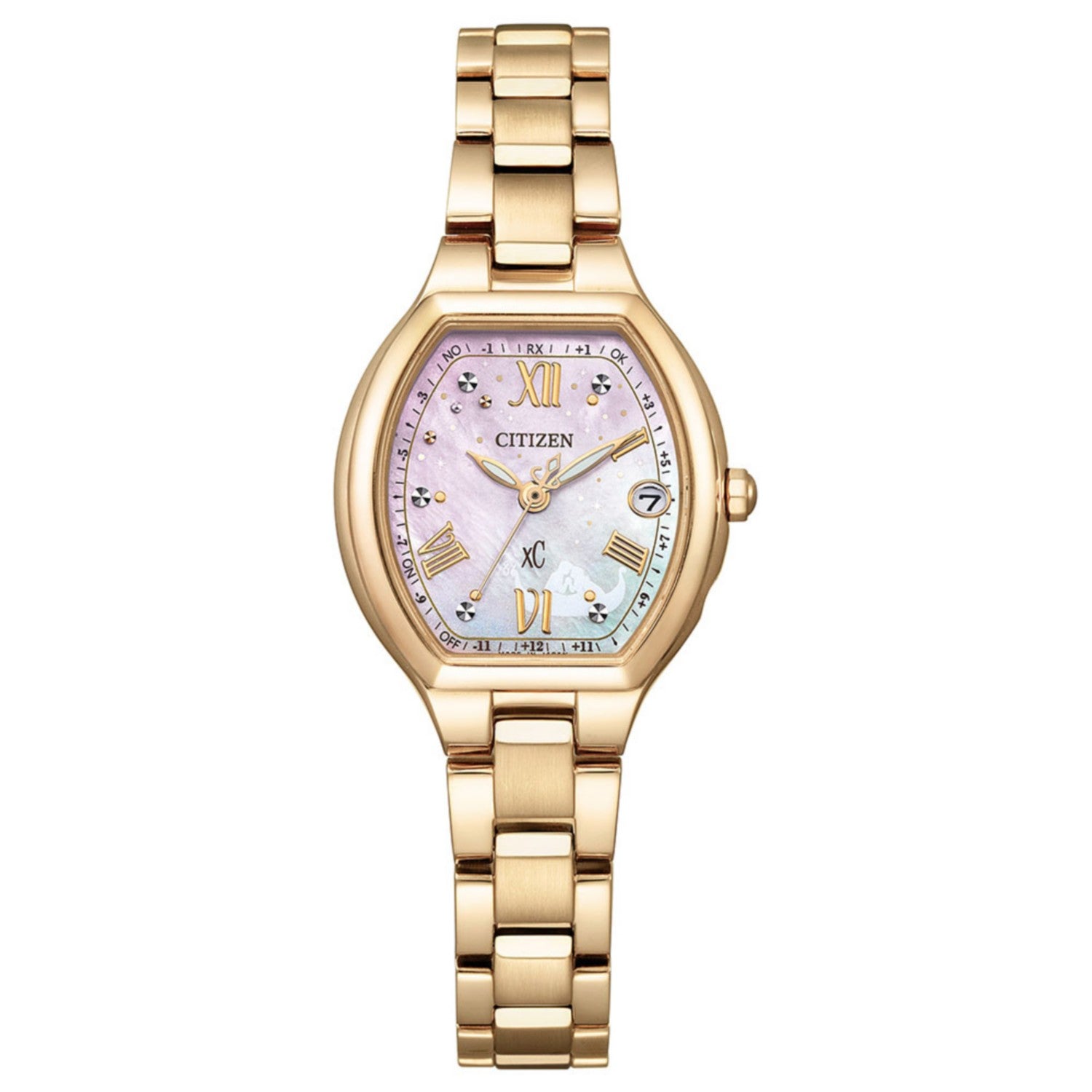 Citizen Rapunzel ES9363-50N watch with Disney character design from Japan