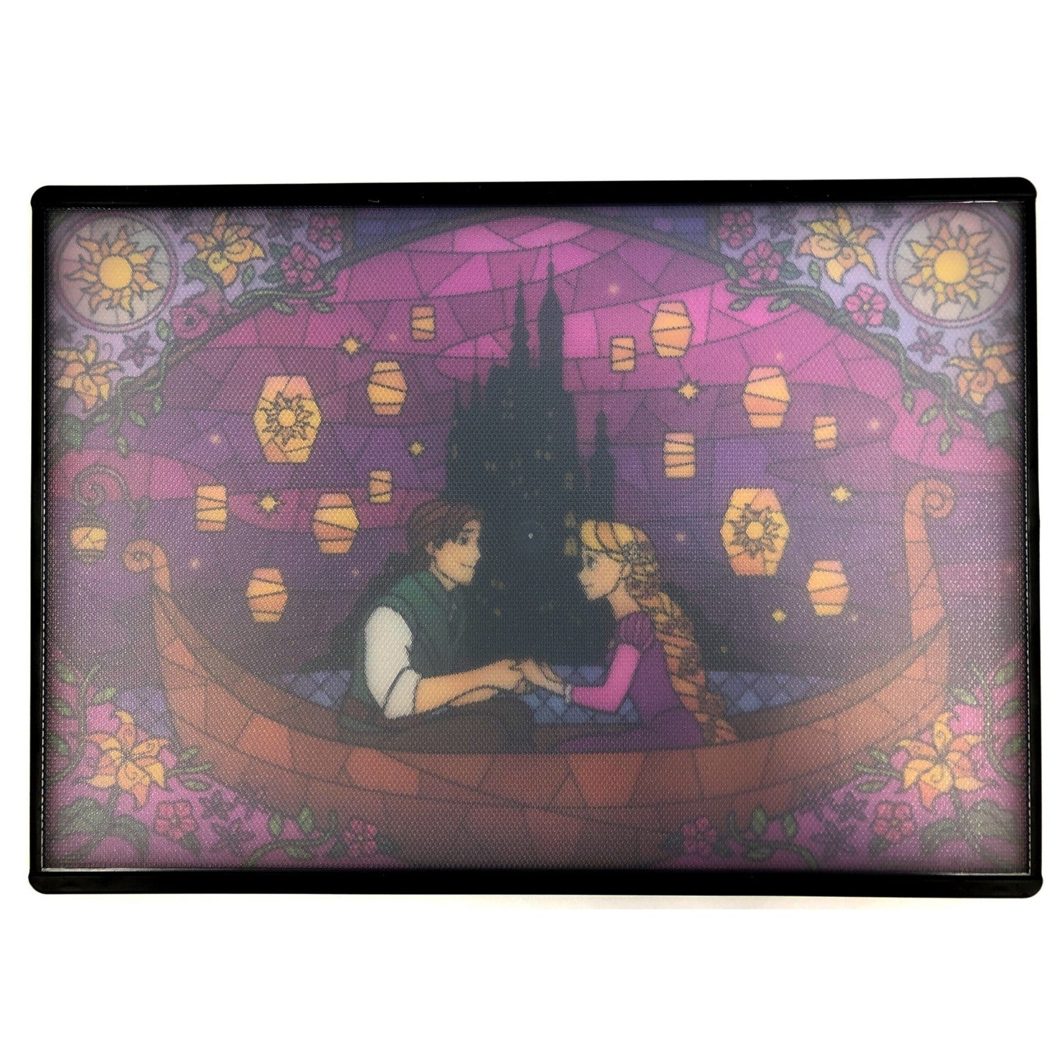Rapunzel on the Tower Stained Glass Cutting Board with Stand