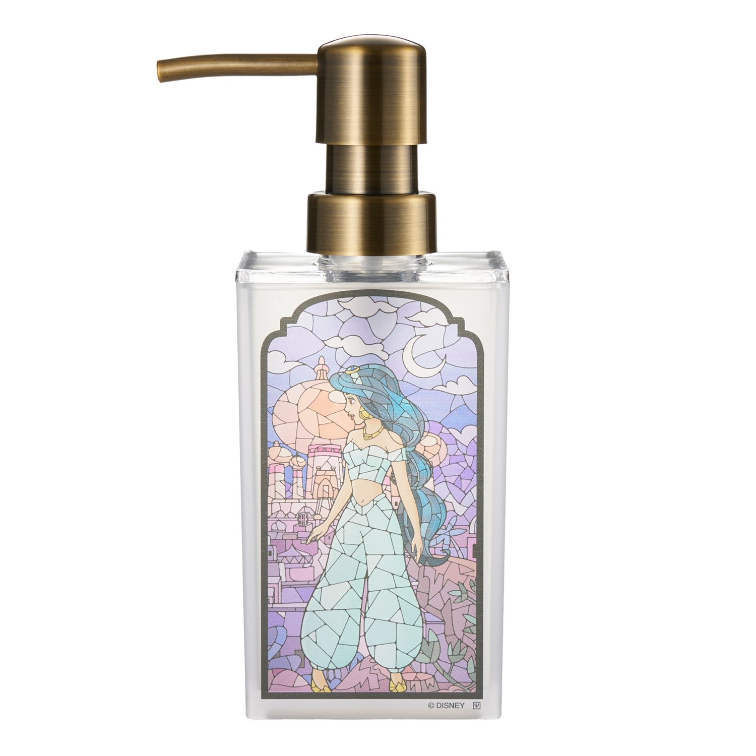 Jasmine stained glass style dispenser for foam Yamanaka lacquer