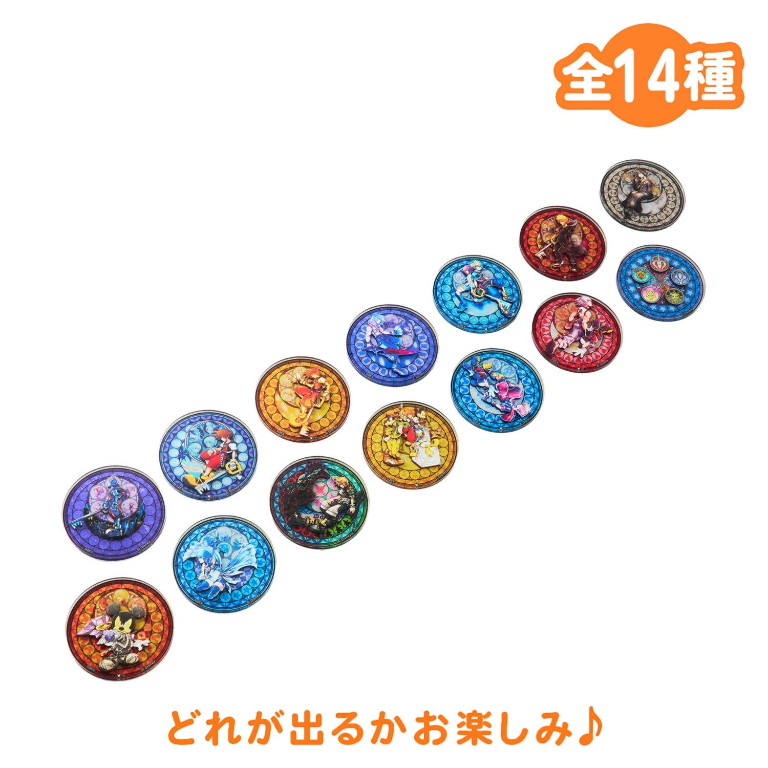Kingdom Hearts / Acrylic Sticker Collection